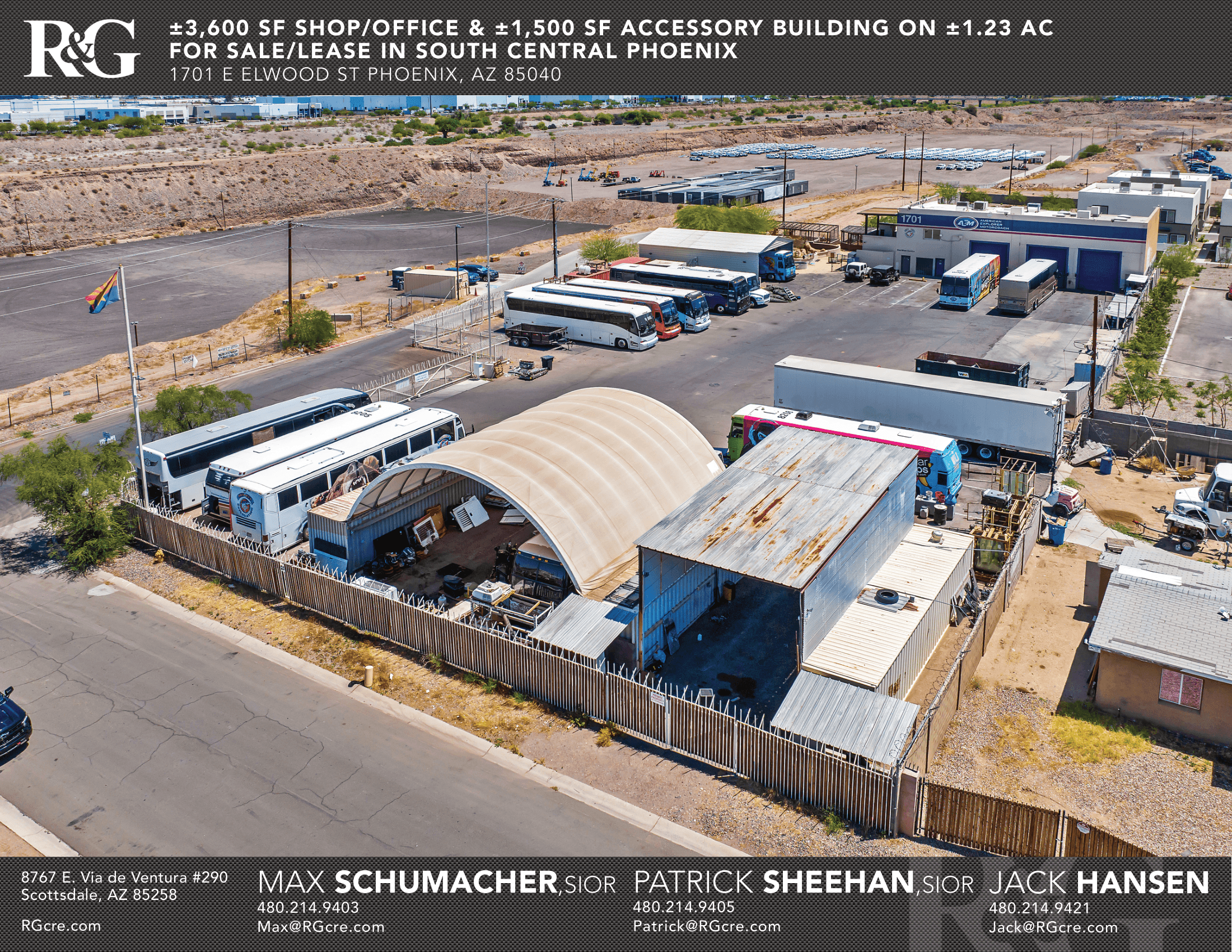 Sheehan | Schumacher Leases Industrial-Yard Asset at 1701 E Elwood St Near Sky Harbor